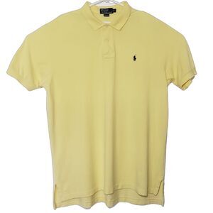 Vintage Polo by Ralph Lauren Polo Shirt Mens XL Cotton Yellow